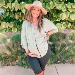 Oversized button down